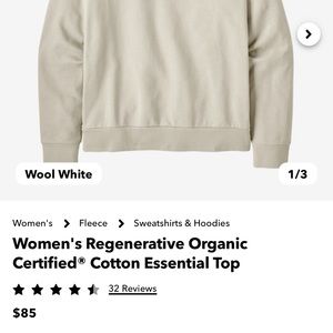 Women’s Patagonia crewneck